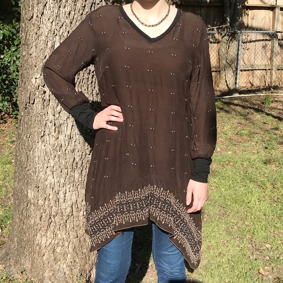 Johnny Was Tops - 🌸 Boho-chic Johnny Was Tunic | Size M